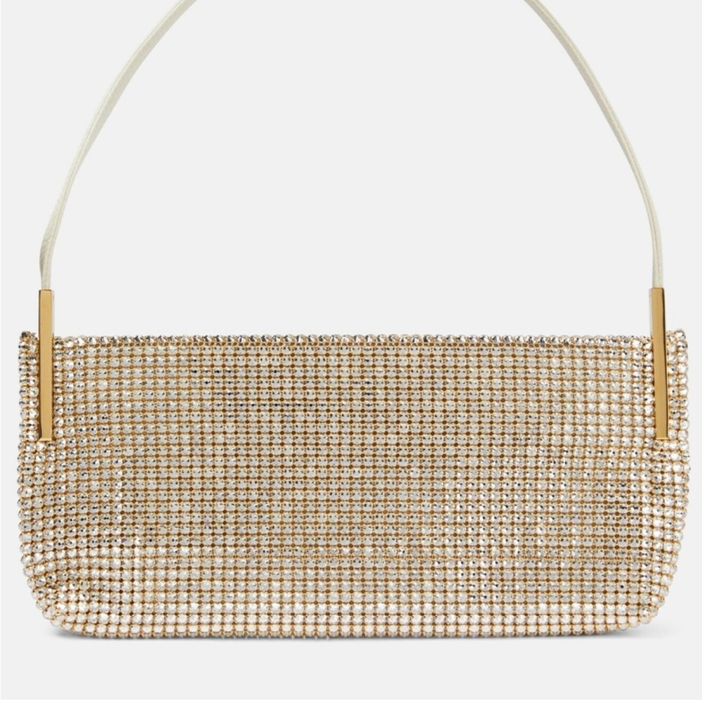 Saint Laurent Suzanne Small Crystal Baguette shoulder bag